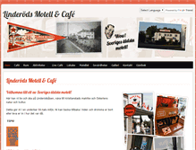 Tablet Screenshot of linderodsmotell.com